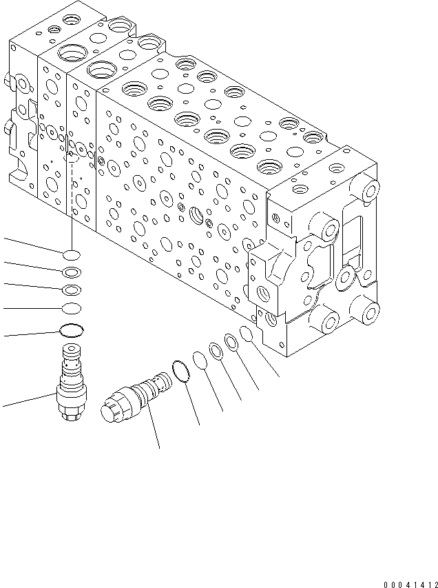 Клапан управления в сборе 723-48-24401 KOMATSU