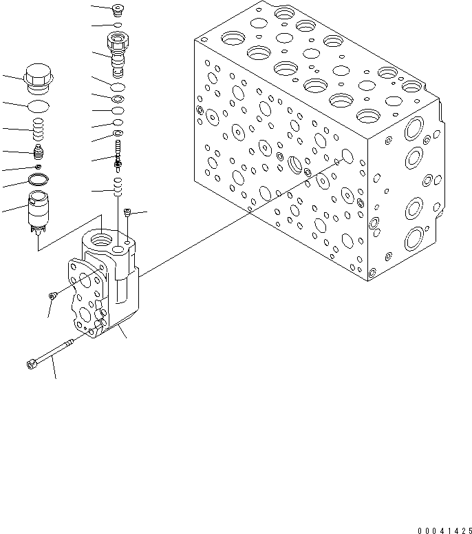 Клапан в сборе 723-40-84501 KOMATSU