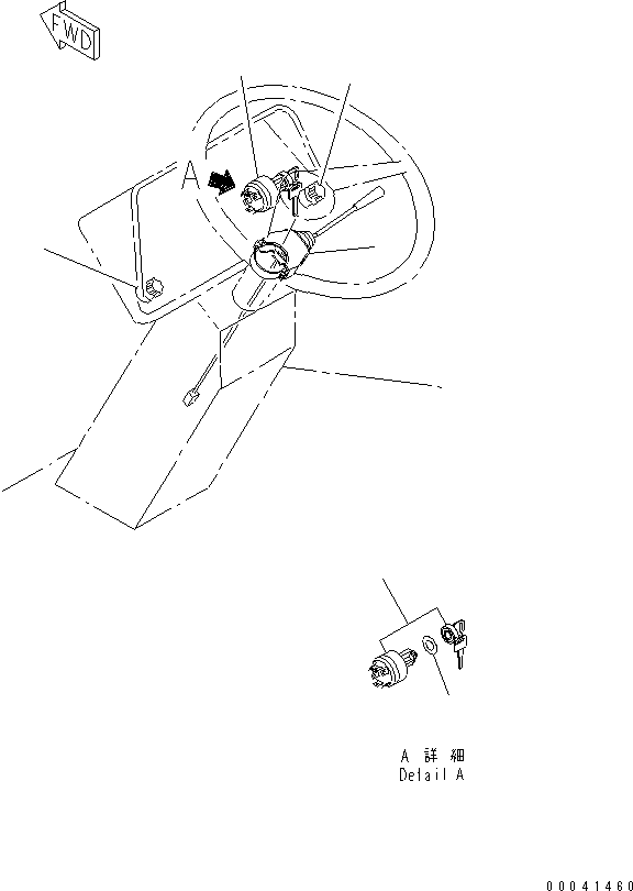 SWITCH,TURN SIGNAL 415-06-21260 KOMATSU