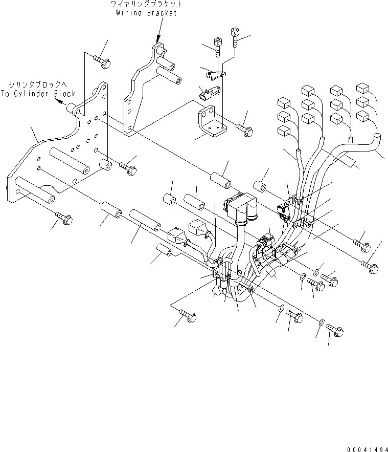 Жгут проводов 6261-81-8520 KOMATSU