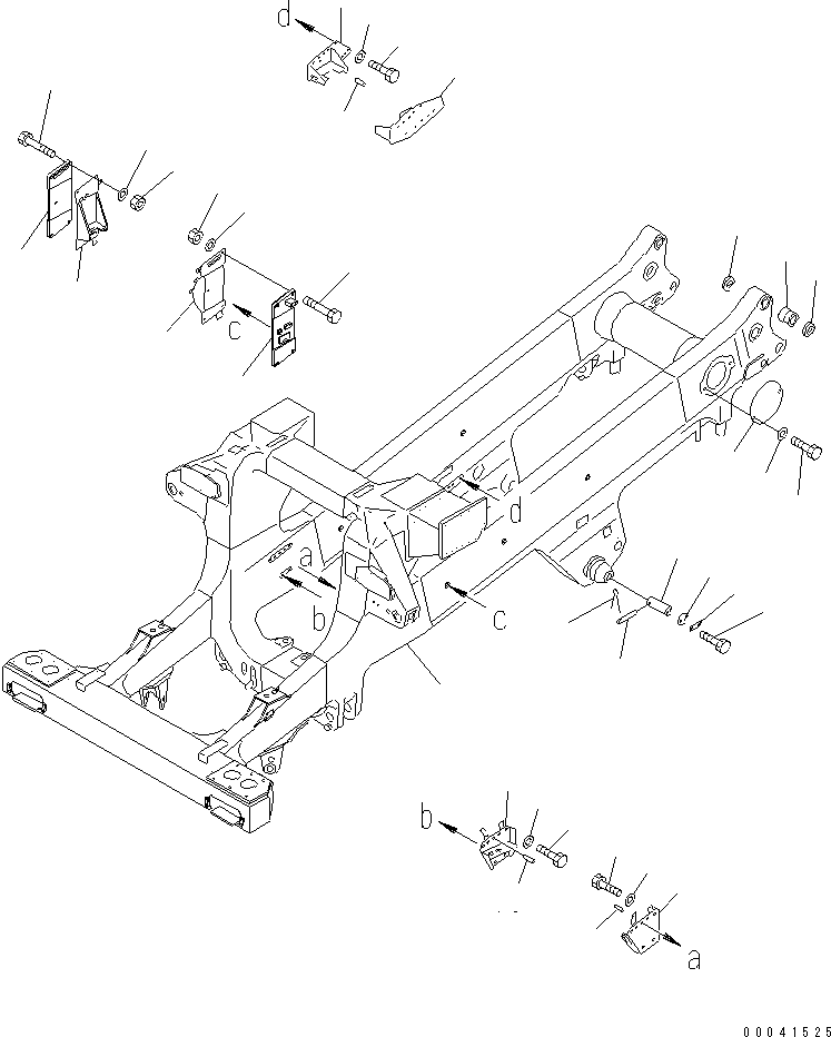 Держатель 04080-08018 KOMATSU