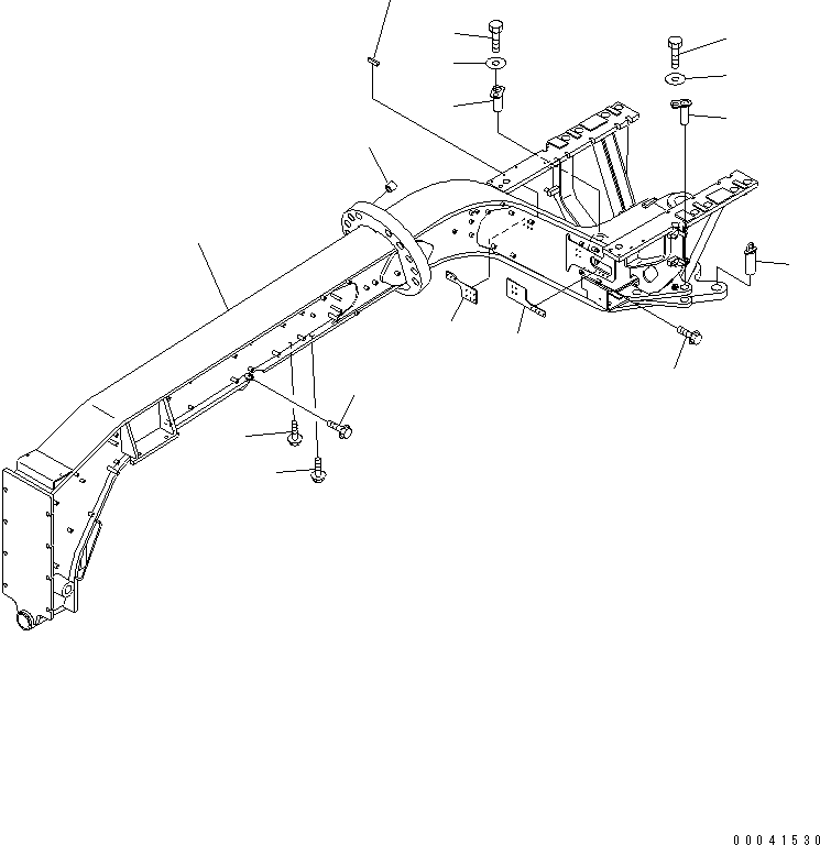 FRAME,FRONT 23B-46-31404 KOMATSU