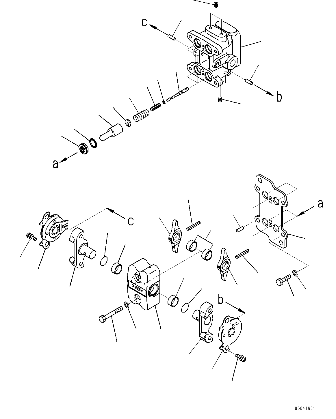 Клапан пилотный 702-22-01010 KOMATSU