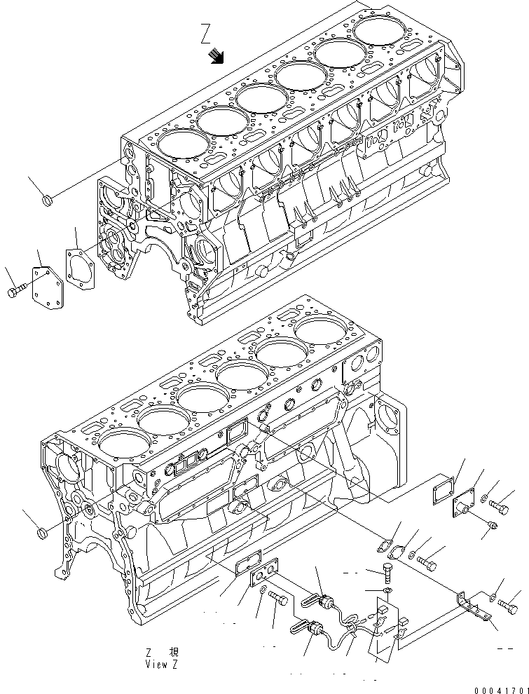 PLUG,(SEE FIG.A2010-A6A3) (07046-44016) KOMATSU