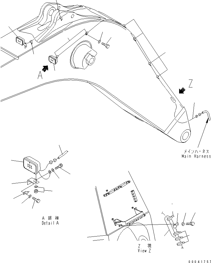 Жгут проводов 209-06-41150 KOMATSU