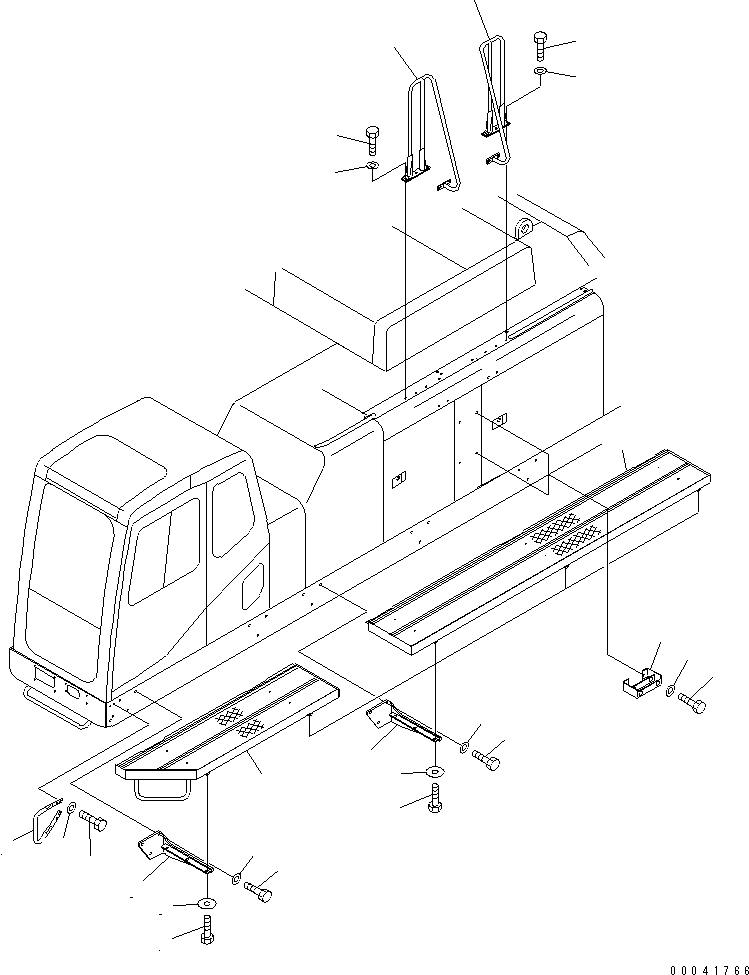 Подножка 209-54-43940 KOMATSU