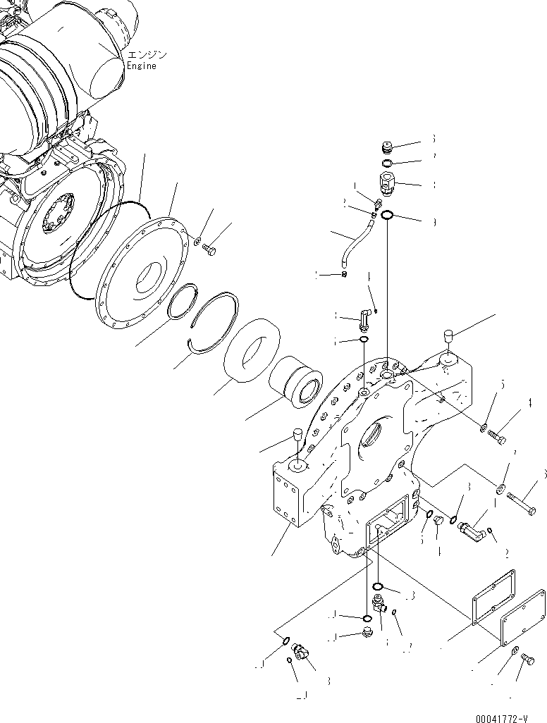 Стопорное кольцо 04071-00250 KOMATSU