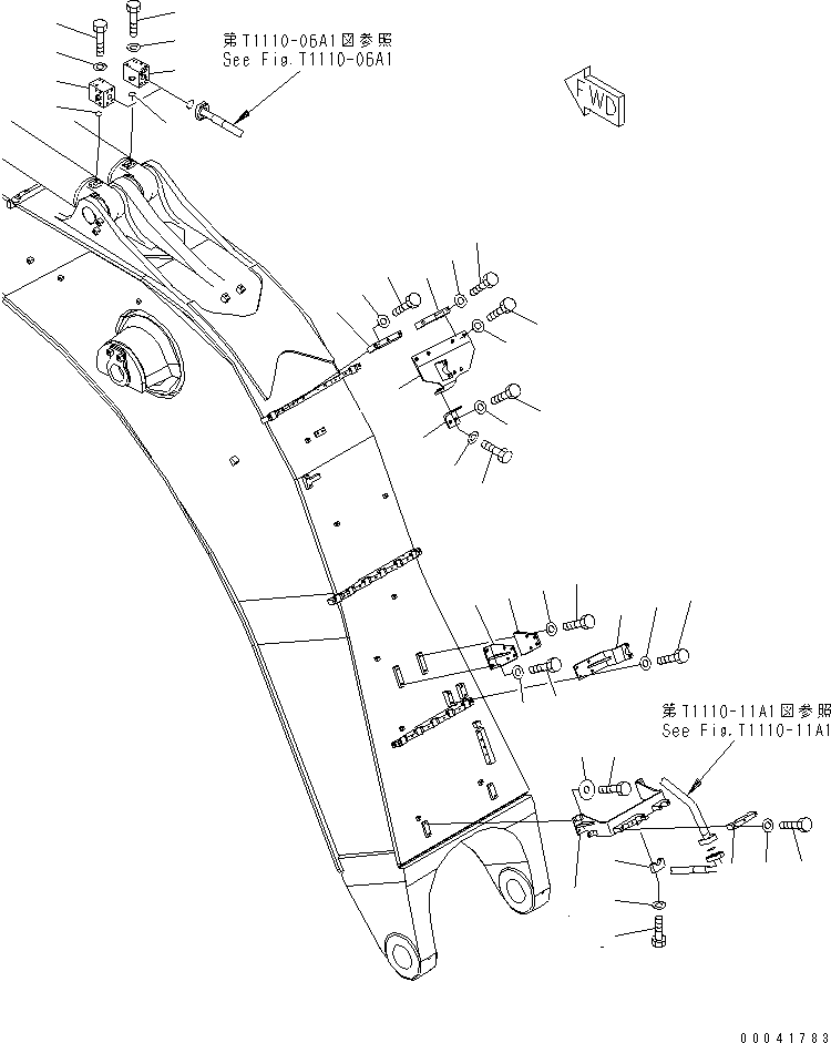 Кронштейн 209-62-42650 KOMATSU