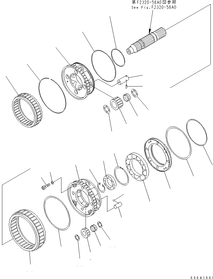 Уплотнительное кольцо 17M-15-49280 KOMATSU