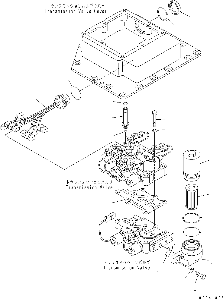 T/M VALVE ASS'Y (\2\17A-15-45501) KOMATSU