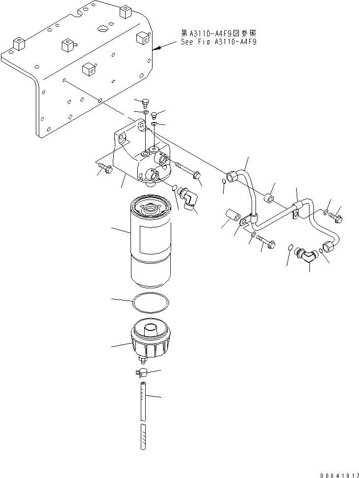 Tube, Outlet 6261-71-5340 KOMATSU