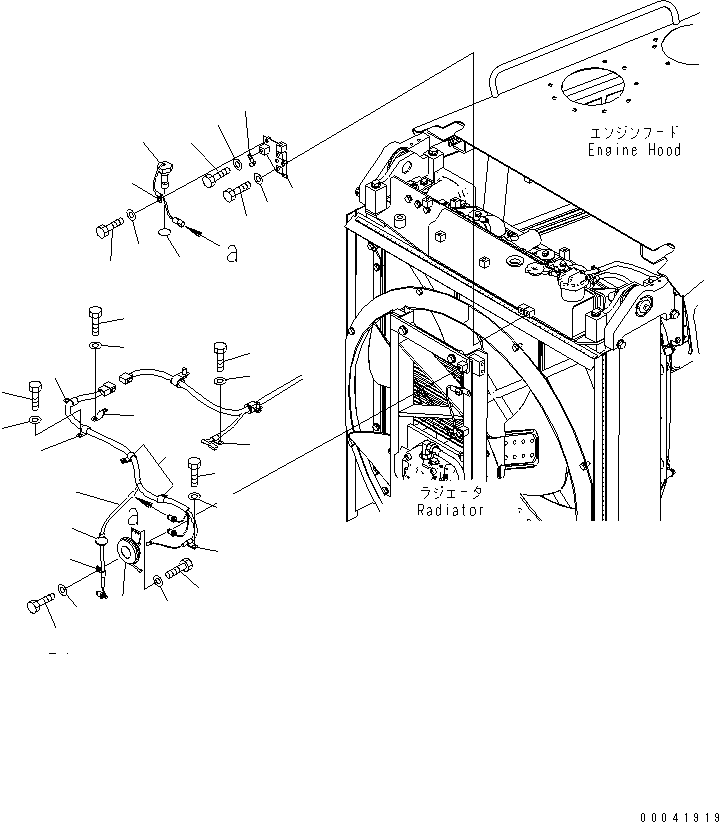 Жгут проводов 17A-06-41242 KOMATSU
