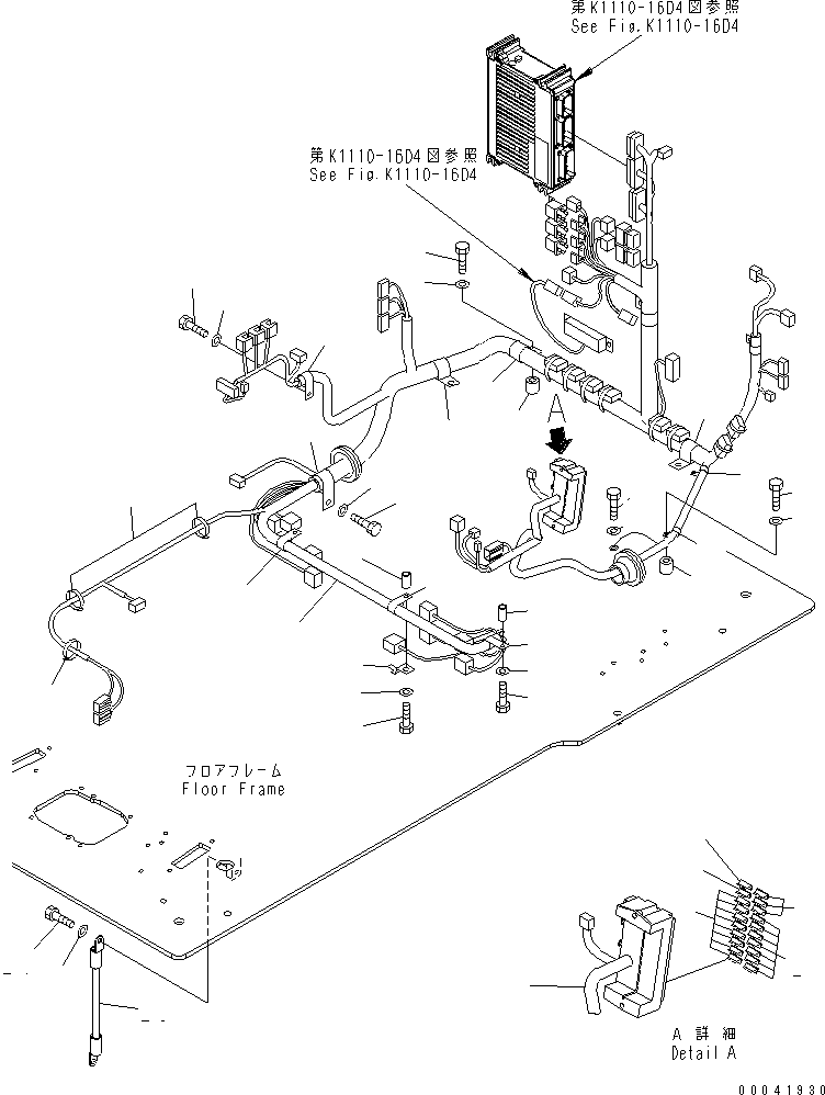 Жгут проводов 208-06-71670 KOMATSU