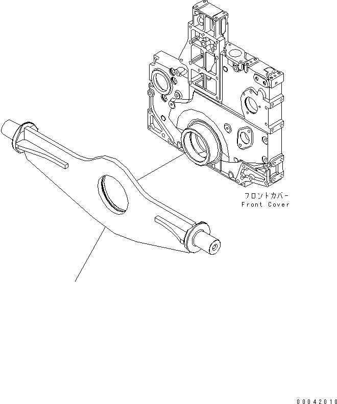 Support, Front 17A-01-41110 KOMATSU