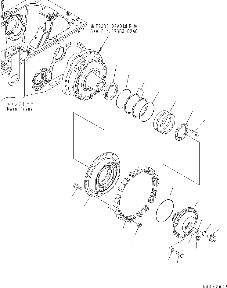 Уплотнительное кольцо круглого сечения 07000-A5460 KOMATSU