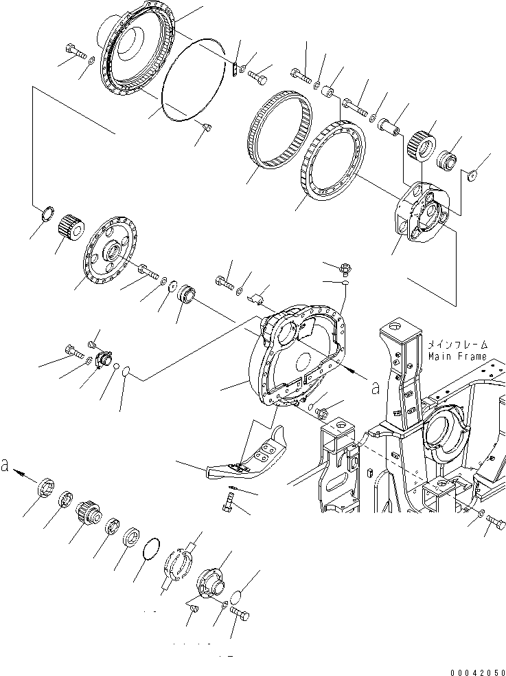 Корпус 17A-27-41121 KOMATSU