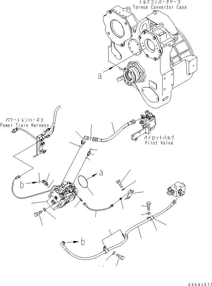 Шланг 17A-49-41791 KOMATSU