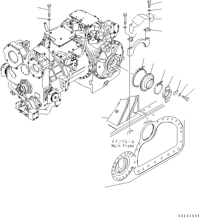 Пластина 17A-21-41341 KOMATSU