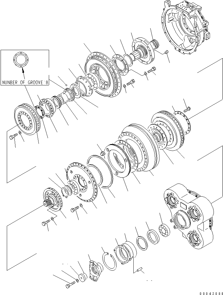 Статор 711-20-32110 KOMATSU