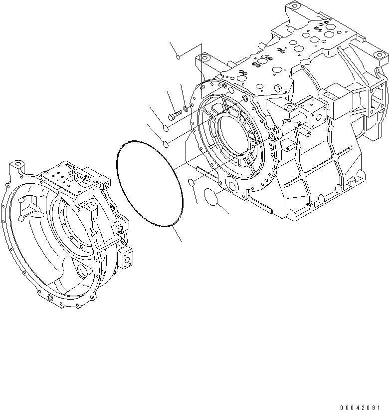 Уплотнительное кольцо (ремкомплект K03) 07000-75395 KOMATSU