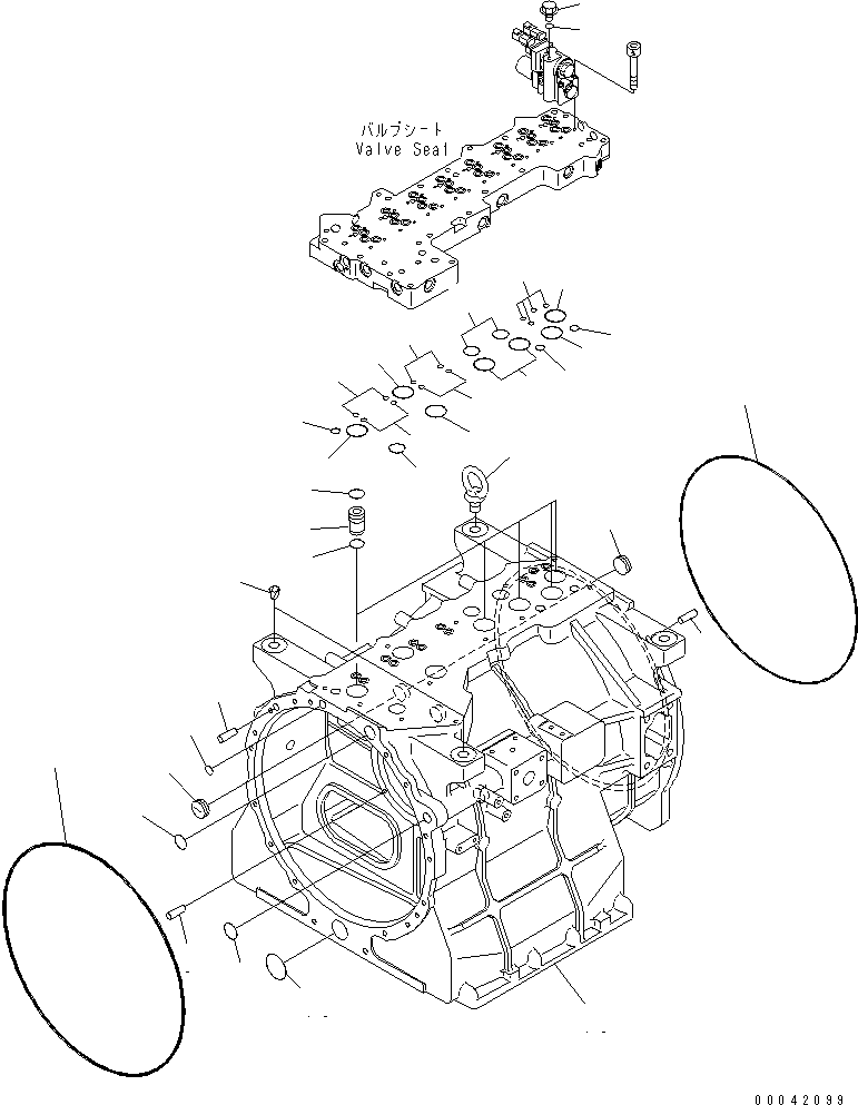 Уплотнительное кольцо (ремкомплект K03) 07000-75450 KOMATSU