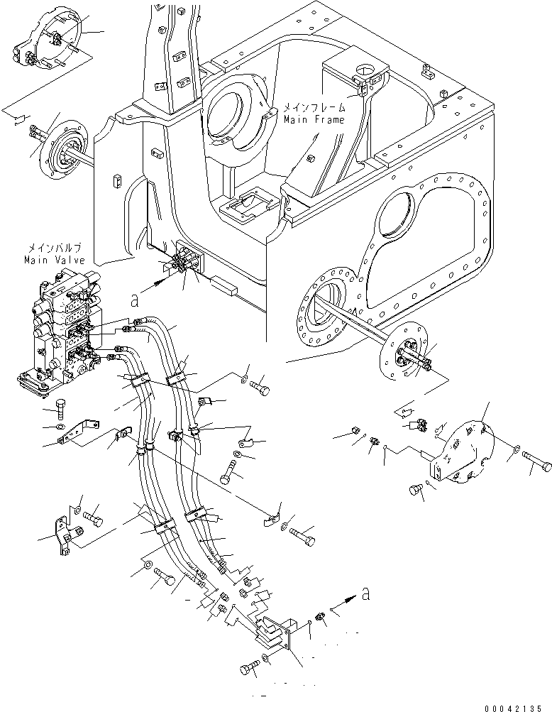 Фланец 17A-61-41841 KOMATSU