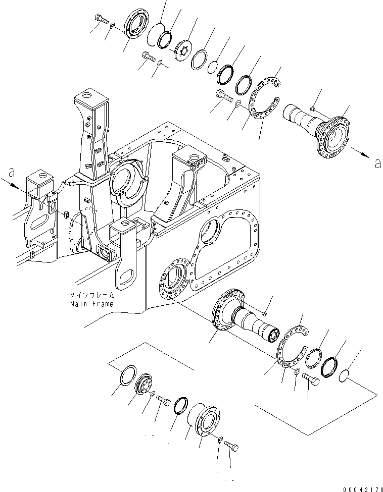 Пластина 17A-50-41250 KOMATSU