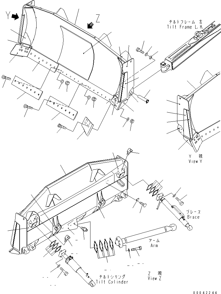 Щётка стеклоочистителя 17A-937-4111 KOMATSU