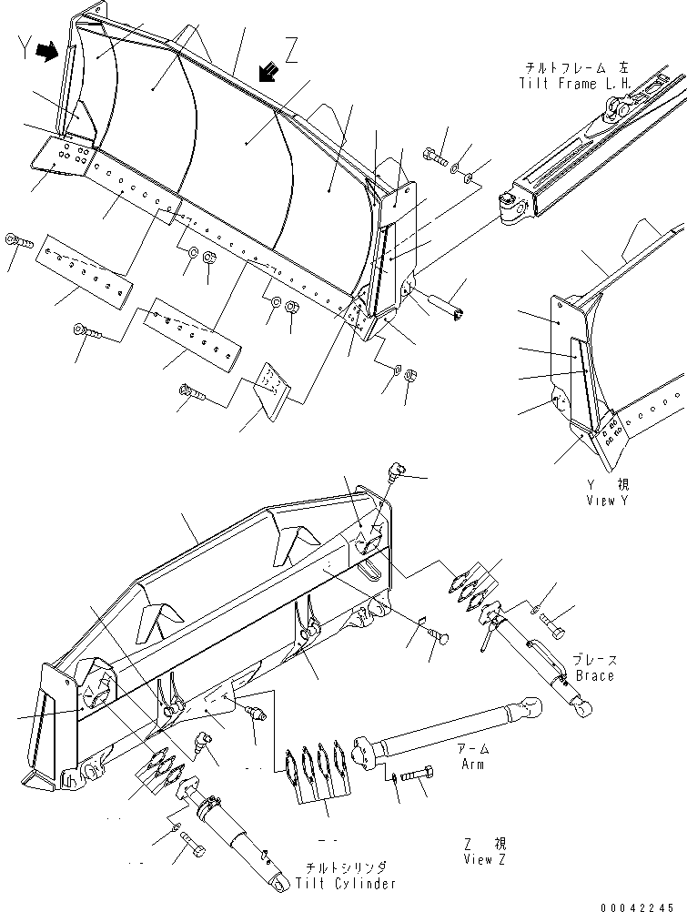 Щётка стеклоочистителя 17A-71-42112 KOMATSU