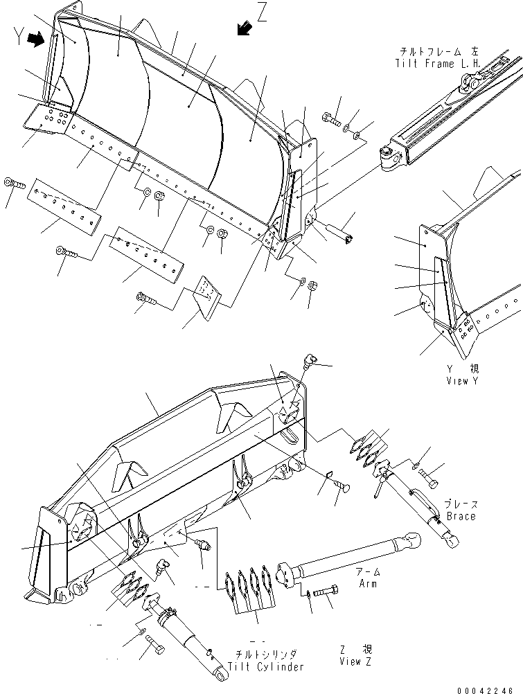 Пластина сварная 175-71-33220 KOMATSU