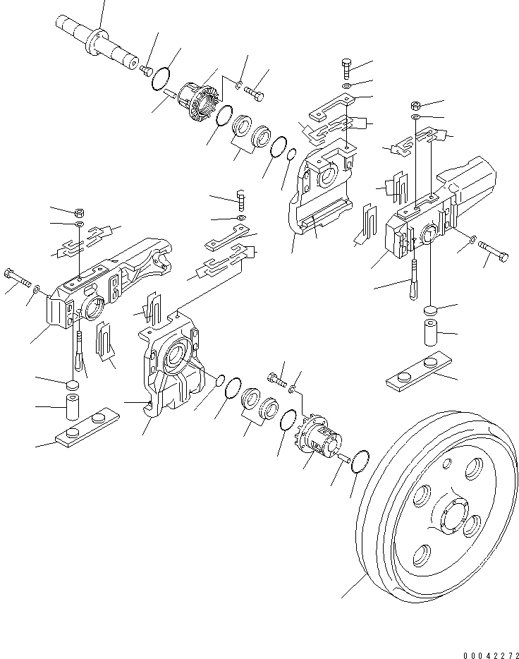 Регулировочная прокладка 0.5мм 154-30-43170 KOMATSU