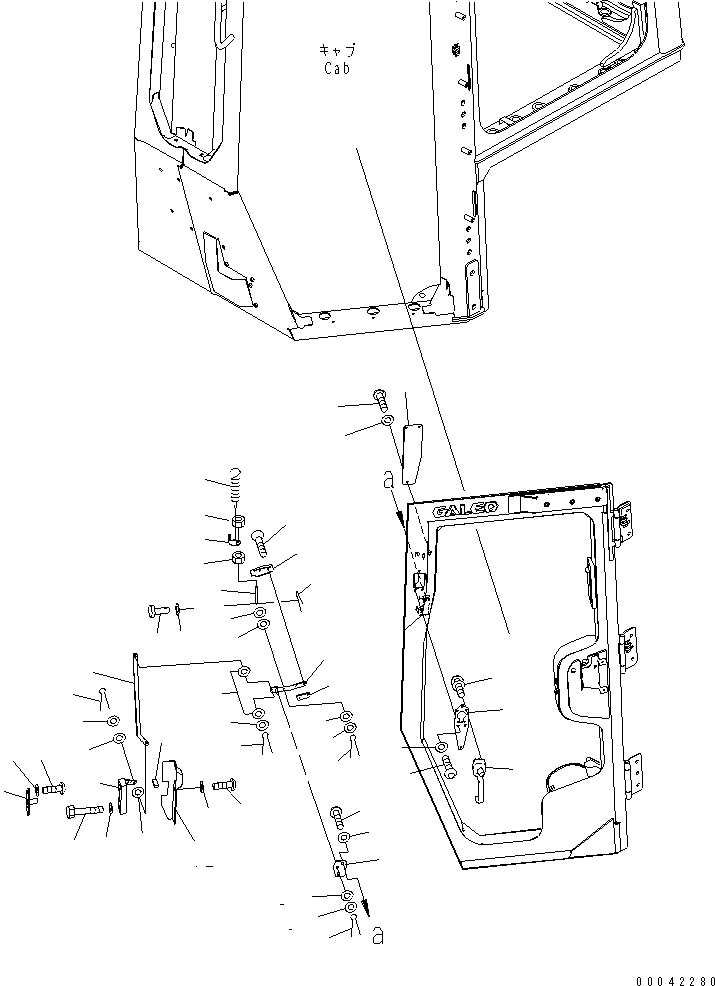 Крышка 17A-979-3741 KOMATSU