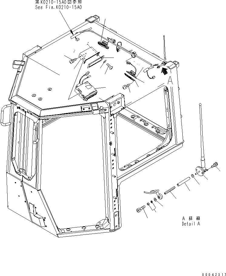 Трубка 08023-10007 KOMATSU