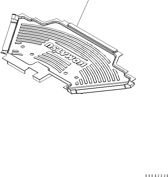 Коврик 17A-979-2882 KOMATSU