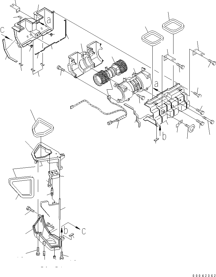 Корпус AN51153-40490 KOMATSU
