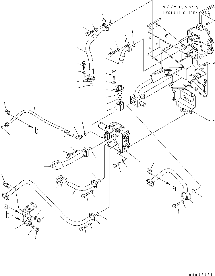 Шланг фланцевого типа 07088-01005 KOMATSU
