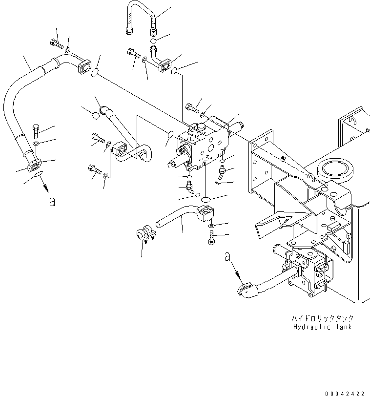 Шланг с торцевым уплотнением 02753-00505 KOMATSU