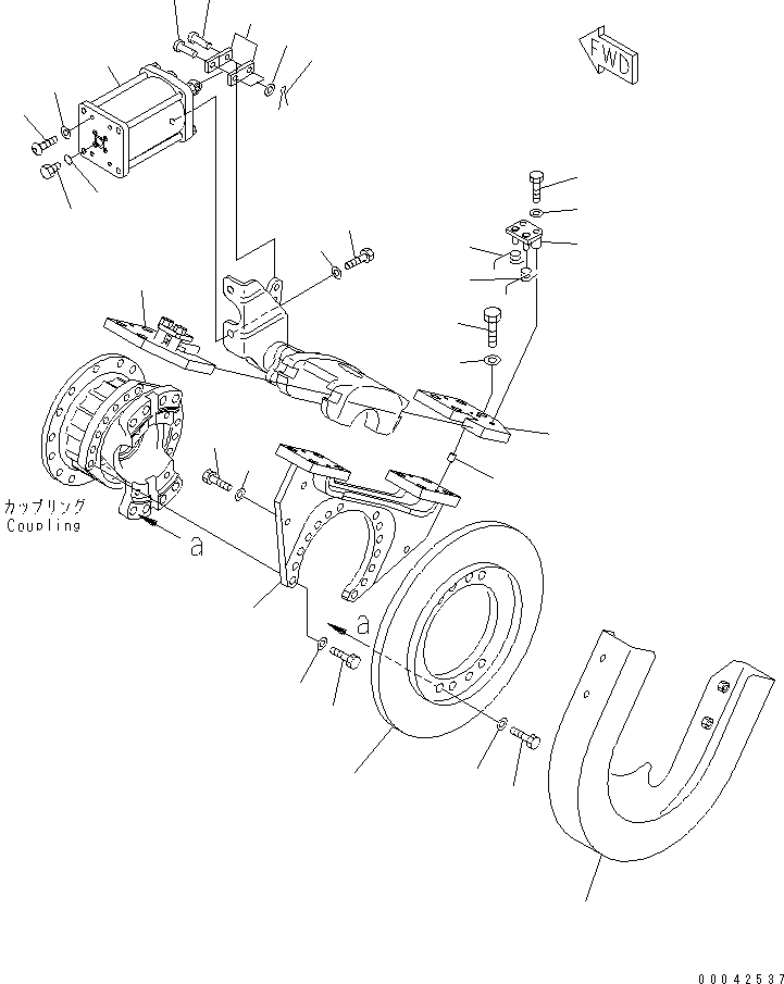 Cylinder, Spring 426-32-25503 KOMATSU