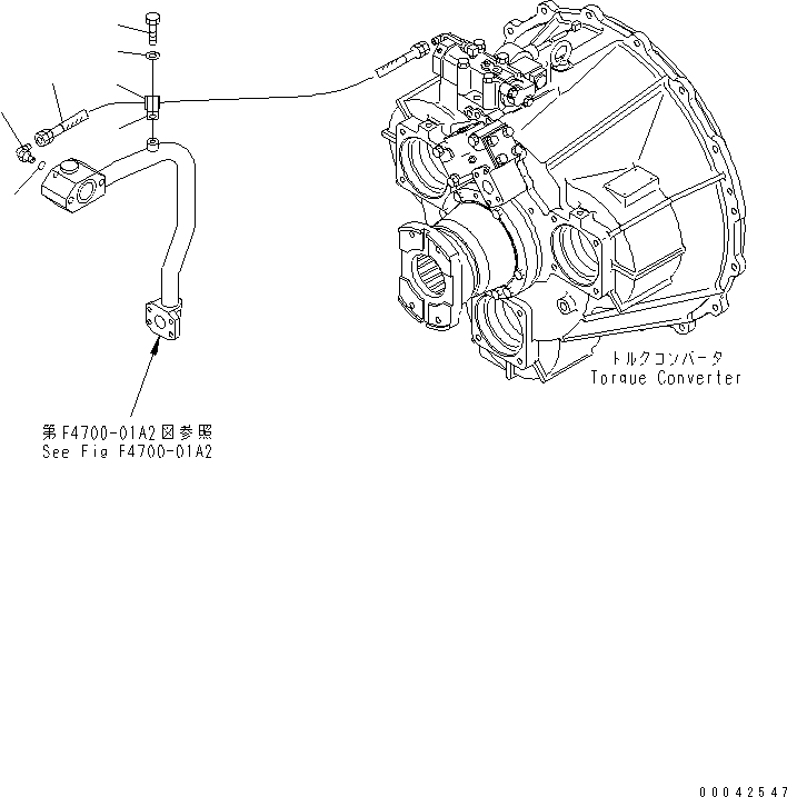 Шланг 07624-104A8 KOMATSU