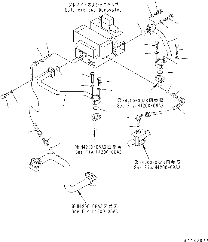 Шланг 07633-10403 KOMATSU