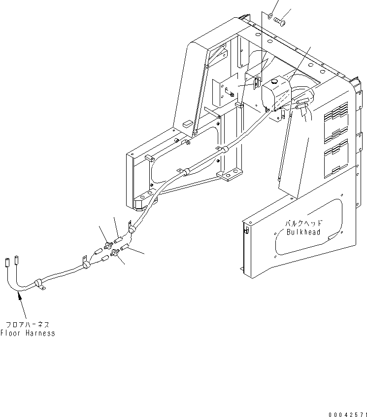 Трубка 07270-50427 KOMATSU