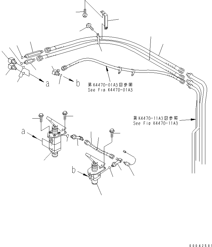Шланг 07108-30615 KOMATSU