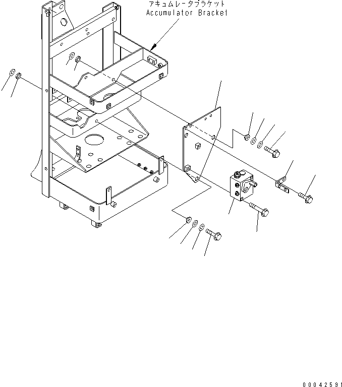 Амортизирующая подушка 426-62-24490 KOMATSU
