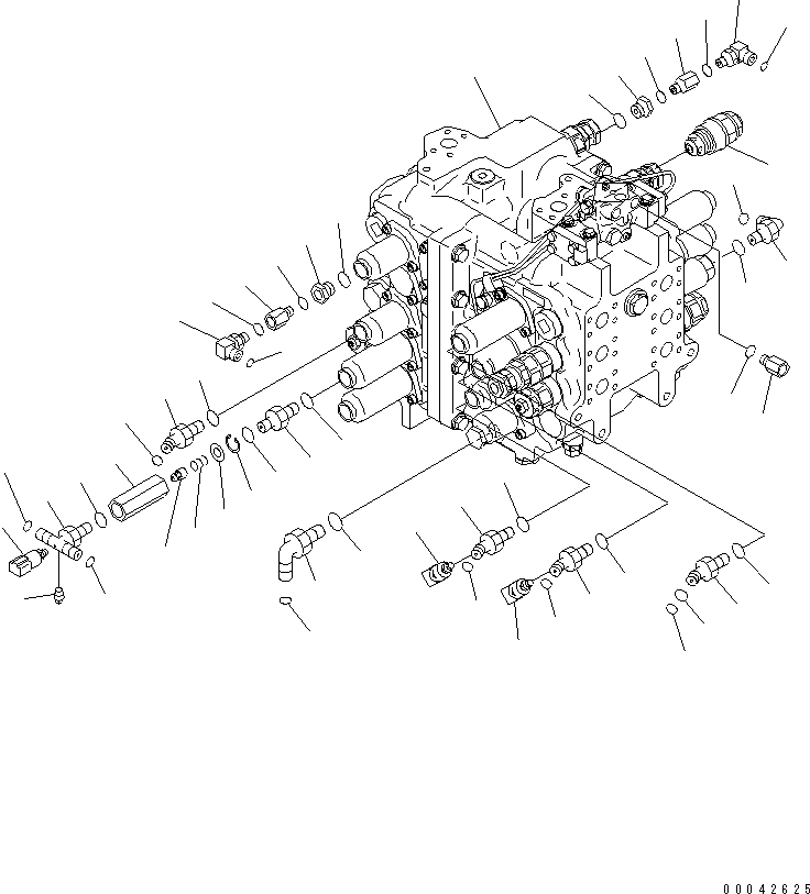 Угольник \0\02782-10522 KOMATSU