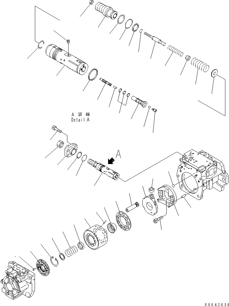 VALVE ASS'Y,PC 708-1H-03260 KOMATSU