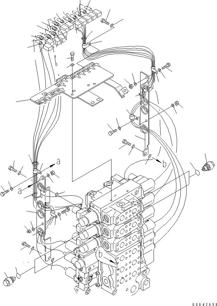 BRACKET GROUP 723-66-05100 KOMATSU