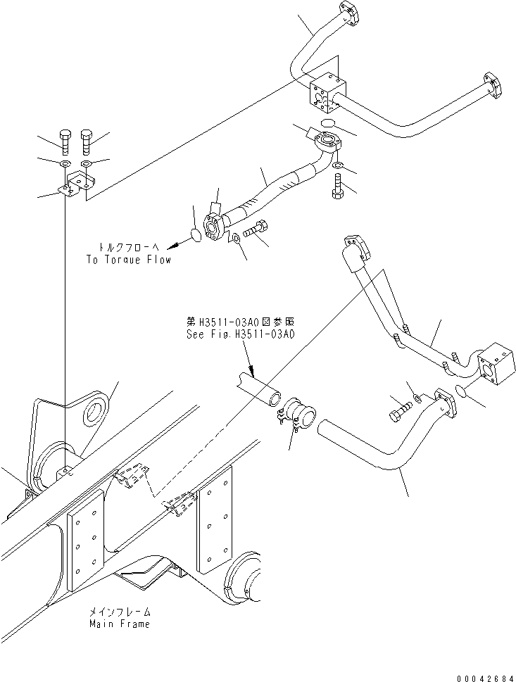 Шланг 07298-01406 KOMATSU
