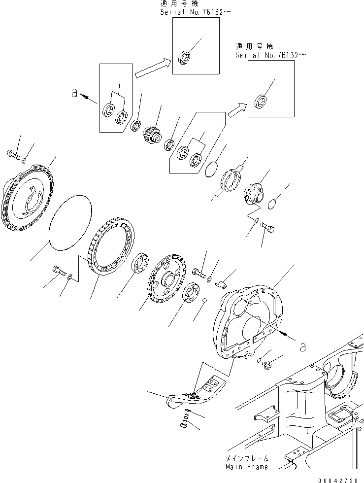 CASE,R.H. 17A-27-11361 KOMATSU
