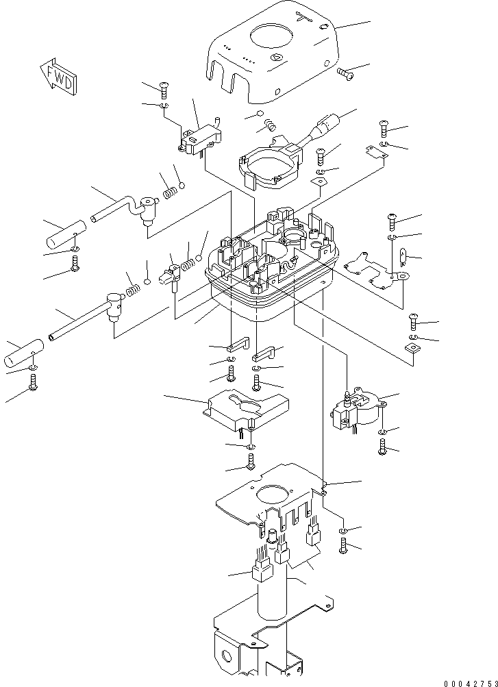 LEVER ASS'Y,TURN 417-43-26331 KOMATSU