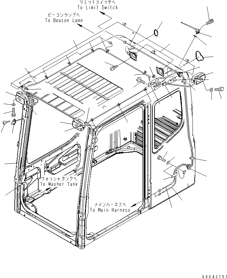 Жгут проводов 21N-06-41211 KOMATSU